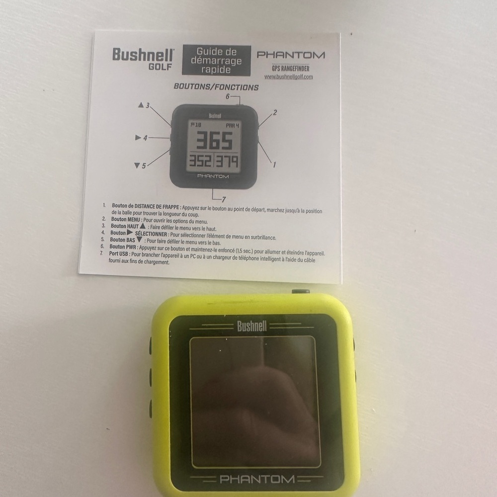 Bushnell Phantom GPS Rangefinder - Yellow